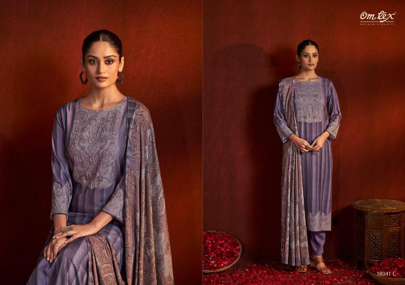 Omtex kaveesha ambala gotta patti work dress materials wholesale